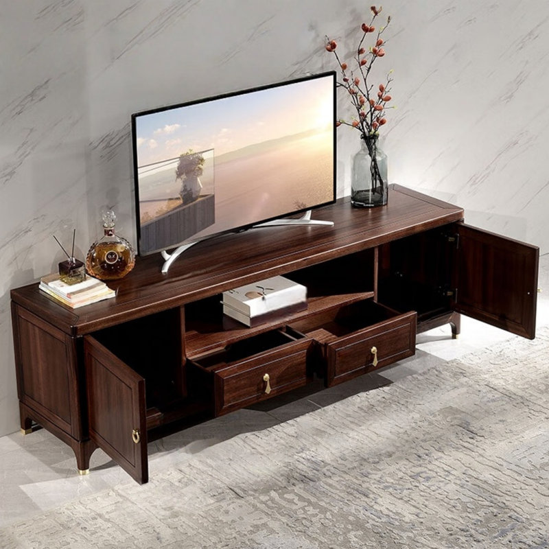 Creative Solid Wood TV Cabinet