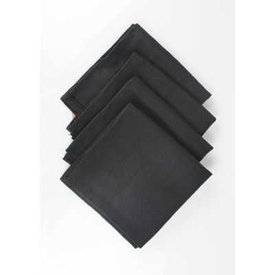 Ensemble de 4 serviettes en tissu bourgogne