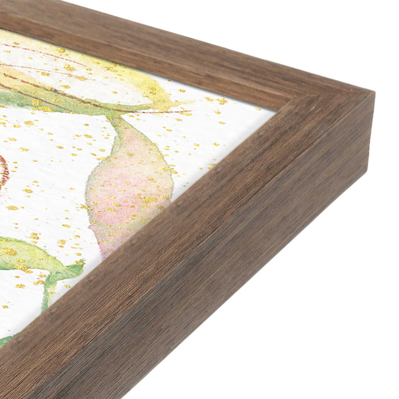 «Spring Shimmer» par Kristy riz, reproduction d'art sur toile, Brun, H 16 po x l 12 po