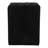 Conover Square Upholstered Ottoman - Compact Pouf Footstool For Living Room Decor - Luxury Ottoman Accent For Bedroom And House Decor - 19", Black-50354988