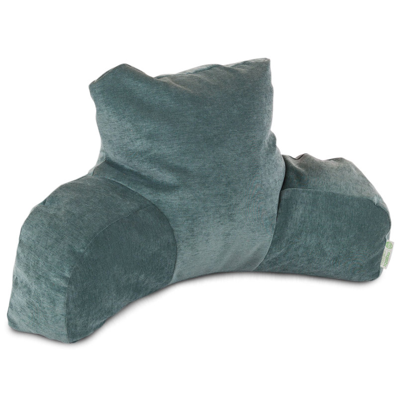 Villa Reversible Throw Pillow, Azure