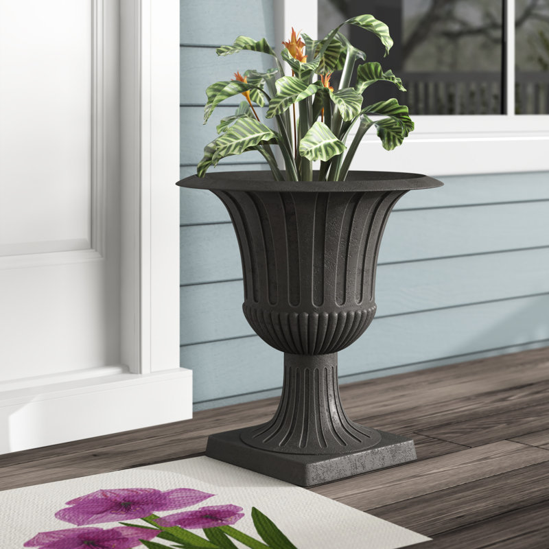 Andillac Urn Planter, Black
