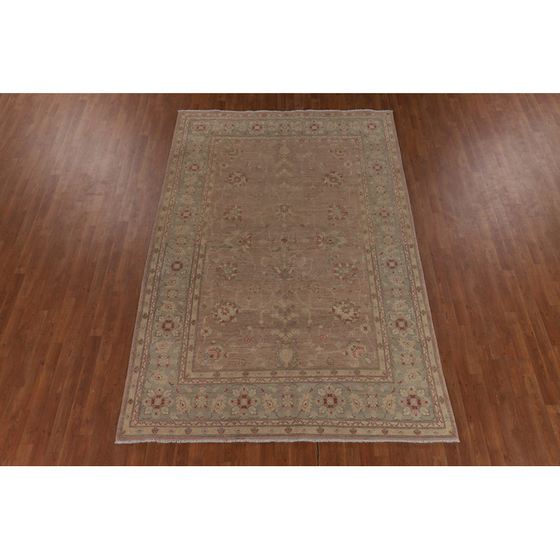 Earth Tone Oushak Oriental Area Rug 7x10