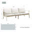 Tareia 188cm Wide Patio Sofa
