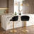 Christal Swivel Upholstered Adjustable Height Counter Stool-102527015