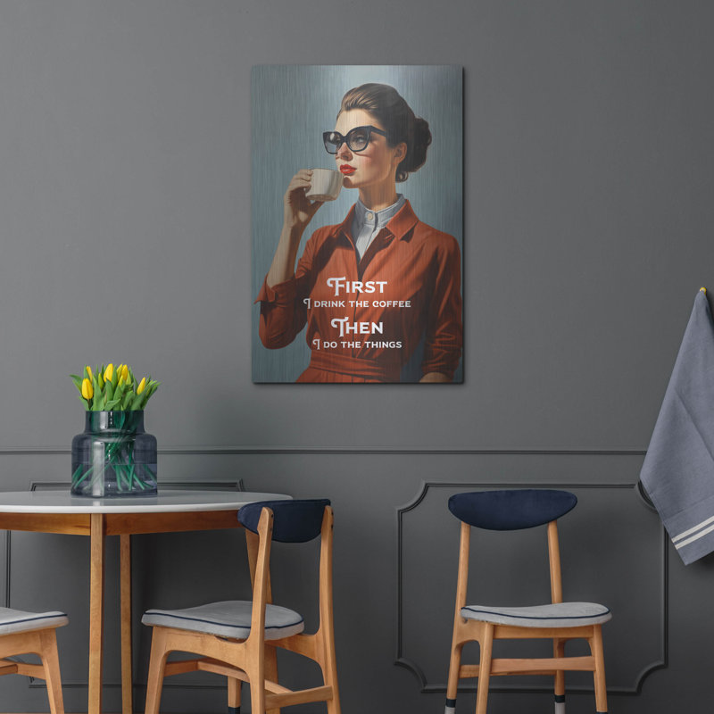 par Andreas Magnusson, art mural en métal, H 36 po x l 24 po