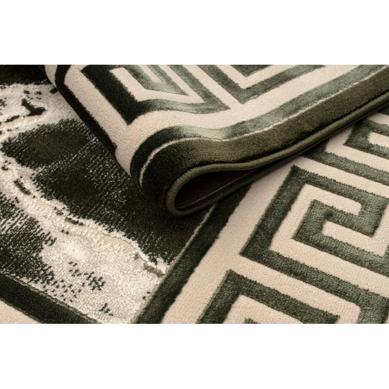 Boularderie Abstract Flatweave Berber Indoor / Outdoor, Rectangle 160 x 230 cm, Green