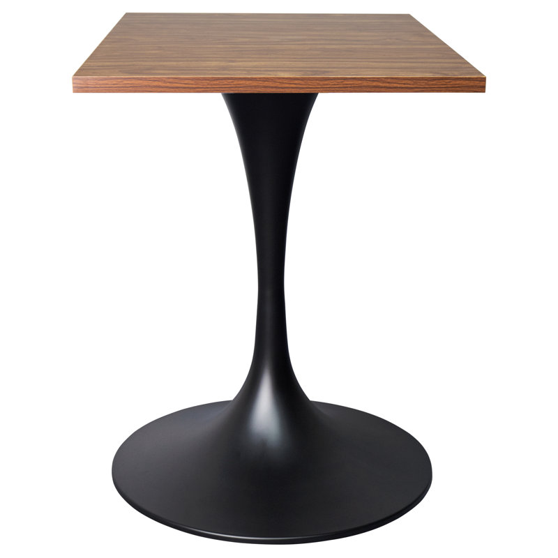 Table de salle à manger Verve, Brun cognac, Noir