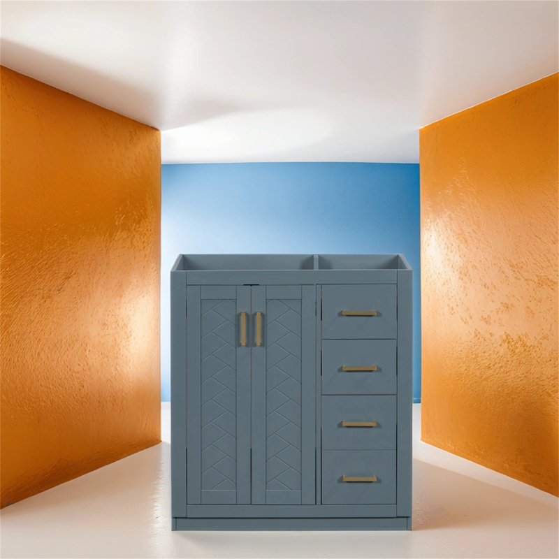 29.5'' Single Bathroom Vanity Base Only, Gray