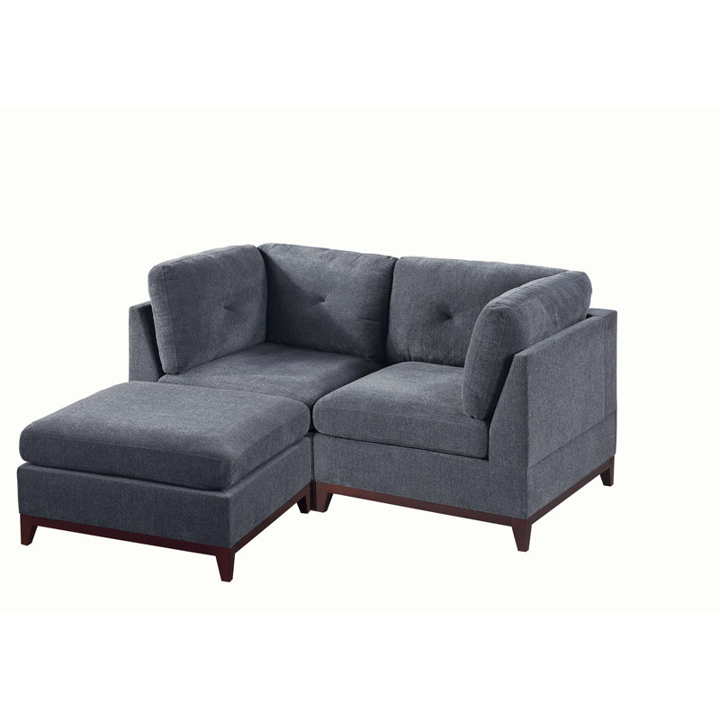 Canapé modulaire rembourré 3 pièces Deonne