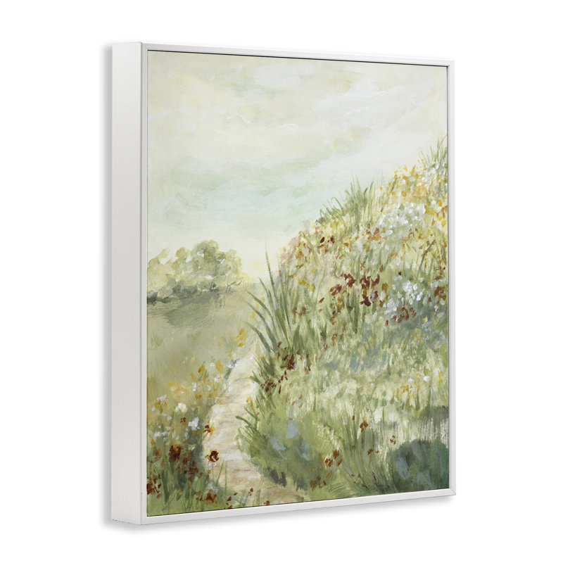 Giclée sur sentier Hillpoint Blooms & Winding Trail, design par Lanie Loreth, H 14 po x l 11 po