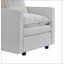 Canapé-lit en tissu d'ameublement Chenille-1480793142