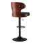 Swivel Faux Leather Bar Stool