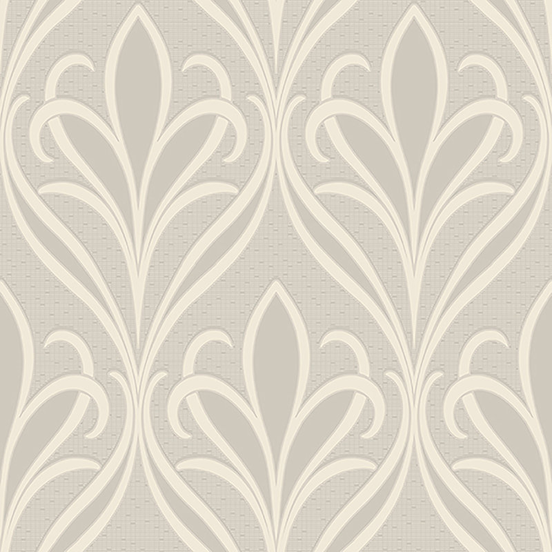 Papier peint L 33 pi x l 21 po Dahlia Nouveau, Colombe