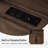 Graciana Modern 26"Wide 3-Drawer Curved Fluted End Table with Charging Station and Simple Assembly-810271025