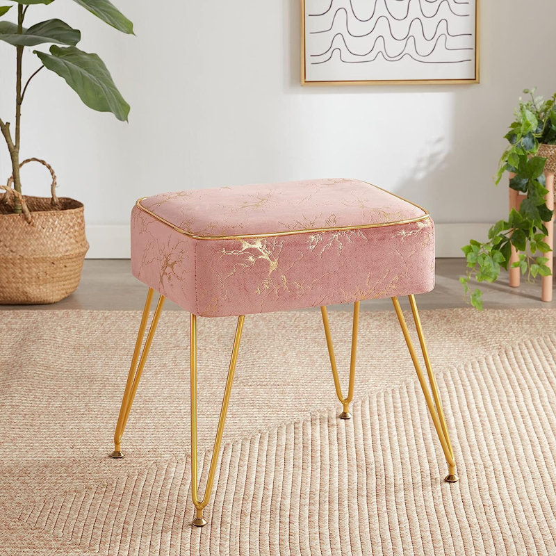 Tabouret d'appoint Niran, Rose