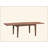 Walnut Finish Dining Table W/ Extension Leaf
