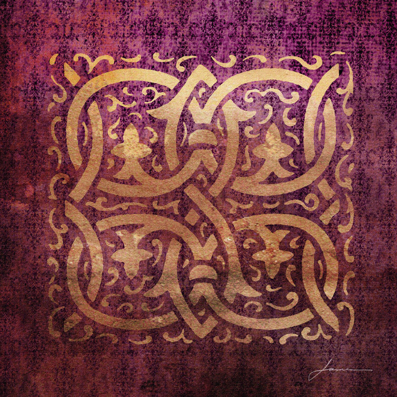Antiquity Tiles II by James Burghardt - Wrapped Canvas Print, 91cm H x 91cm W