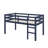 Twin Loft Bed With Guardrails And Ladder-721587309