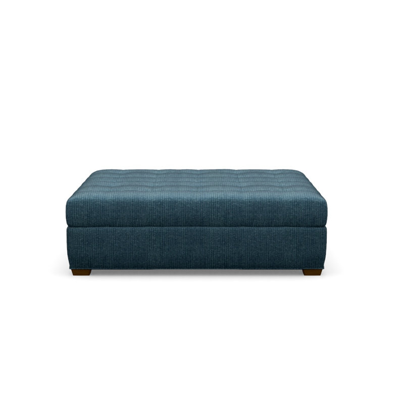 Baxter Square Ottoman, Big Sur, Twale 721037