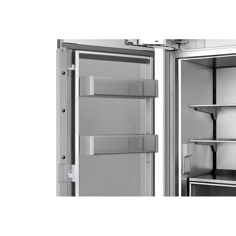 42" Panel Ready Counter Depth French Door 23.5 cu. ft. Smart Energy Star Refrigerator with Steel Cool