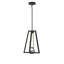 Luminaire suspendu à DEL en noir mat