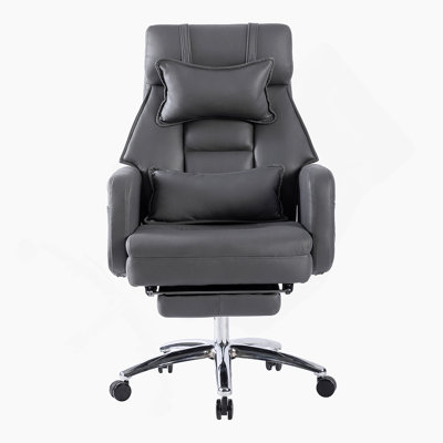 Swivel Ergonomic Office Chair, Technology Leather  High Back Office Chair