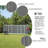Absco Utility 20' W x 10' D Metal Galvanized Steel Weather Resistant Workshop Storage Shed Woodland Gray