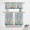 Winter Wonderland Tailored Kitchen Curtain