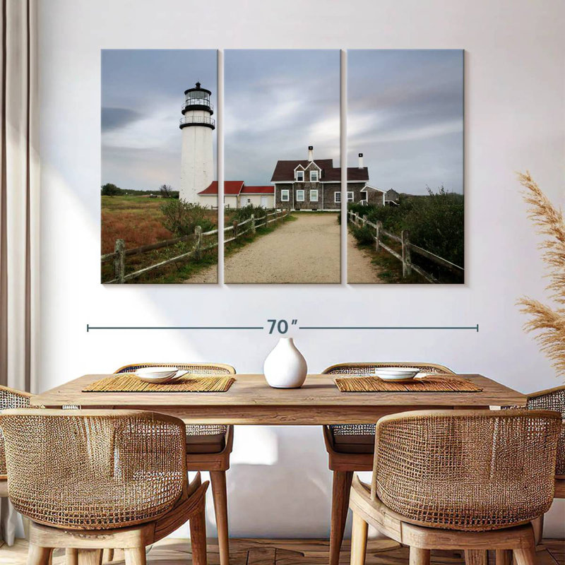 Lilie Highland Lighthouse, 42" H x 65" W