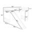 Lit mezzanine simple en bois avec glissade et lattes Greyen par Harriet Bee-1906489376