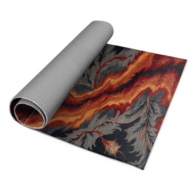 Tapis d'intérieur et d'extérieur brun Nature