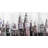 Abstract Grayscale Cityscape Canvas - Modern Bedroom Decor