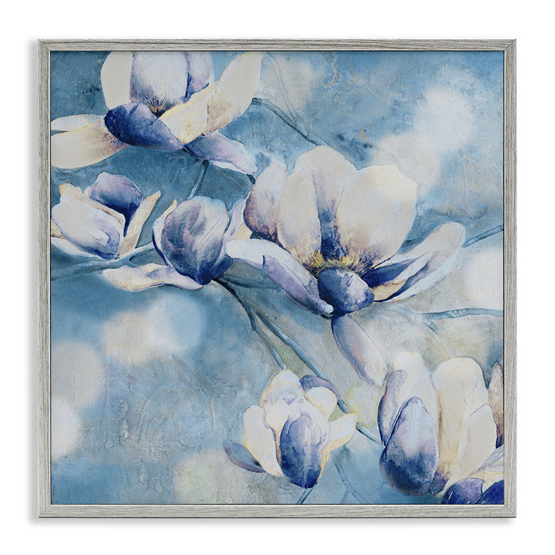 Fleurs et bokeh, estampe numérique, design par Carol Robinson, Estampe numérique Farmhouse