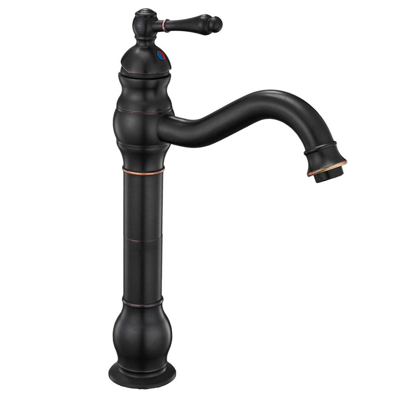 Waterfall Single Hole Single-Handle Vessel Bathroom Faucet, Oil Rubbed Bronze
