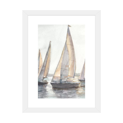 " Plein Air Sailboats I " by Ethan Harper
