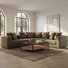 Canapé d'angle modulaire Lisbon Hitton Classic L Olive