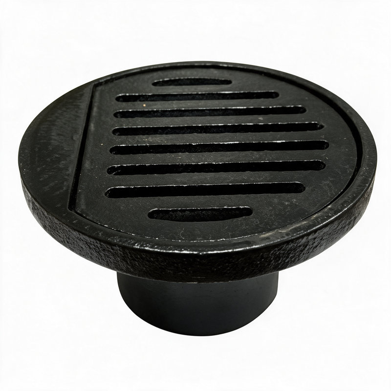 Crépine de vidange sans moyeu en fonte SUPPLYGIANT de 5 cm (2 pouces) pour sol