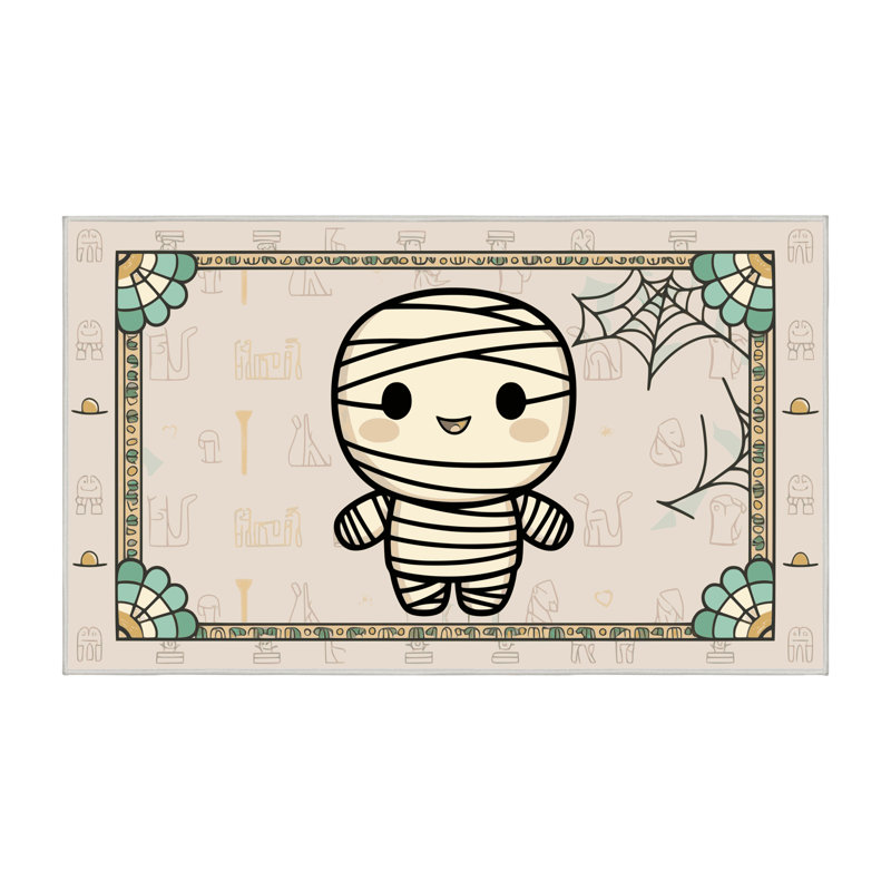 Tapis lavable pour les fêtes Khrystyn, Rectangulaire 2 pi x 3 pi
