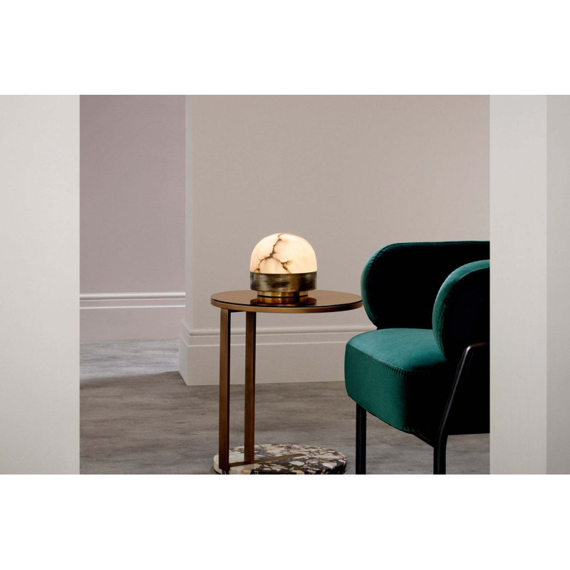 Lucid Table Lamp, Satin Brass