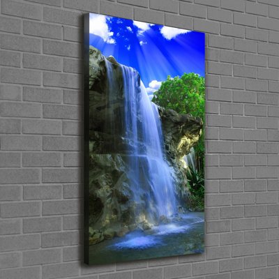 Waterfall - Wrapped Canvas Print