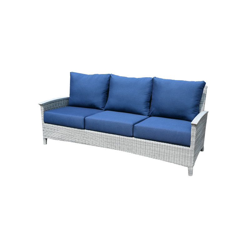 Bella Outdoor 5 - Piece Teak Conversation Set, Navy