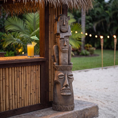 Statue tiki dieu des trois plaisirs
