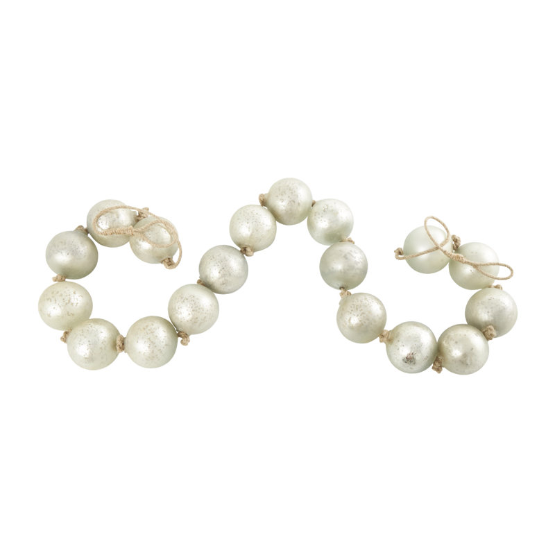 Guirlande Pearl, L 91 po, Argent