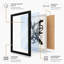 Gestural Energy Abstract - Framed Print-1081919144-1081919149