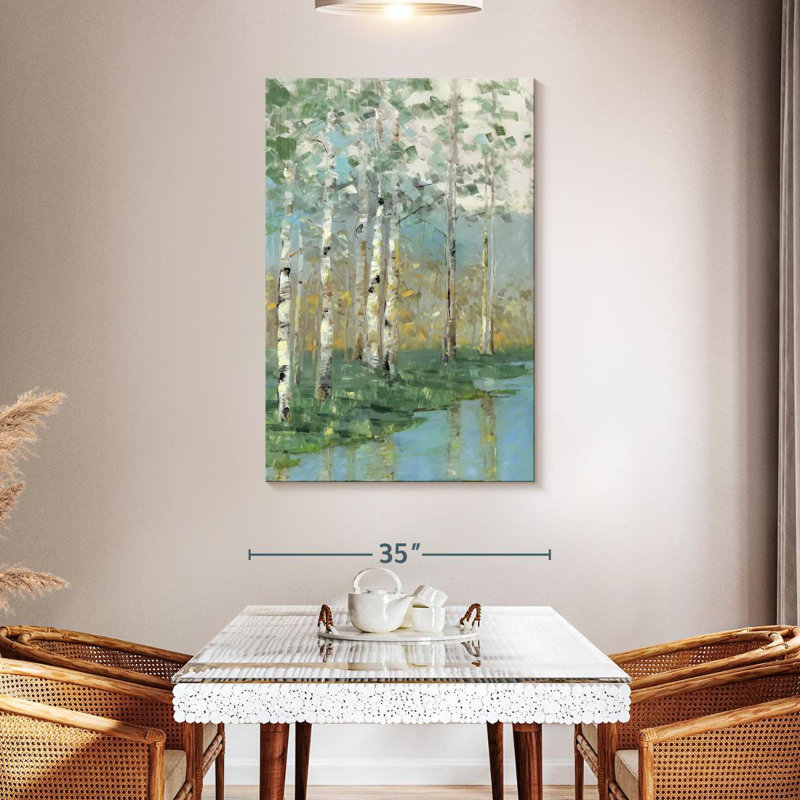 Harnek Birch Reflections I, 48" H x 32" W