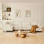 Canapé modulaire moderne, canapé convertible 6 places (velours côtelé) (beige)-781867007