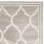 Tapis géométrique gris clair / ivoire Ammundsen-747219368