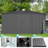 12' X 12' Large Metal Sheds & Outdoor Storage Clearance Steel Yard Shed With Lockable Doors-125102432