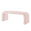 Ensemble de 3 bancs de repose-pieds en U Modern Teddy pour vestibule, chambre à coucher et salon-1119311356
